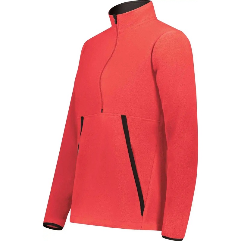 Augusta 6857 Ladies Chill Fleece 2.0 1/2 Zip Pullover – Scarlet