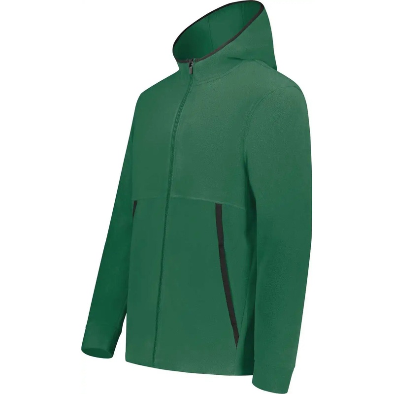 Augusta 6858 Chill Fleece 2.0 Full Zip Hoodie – Dark Green