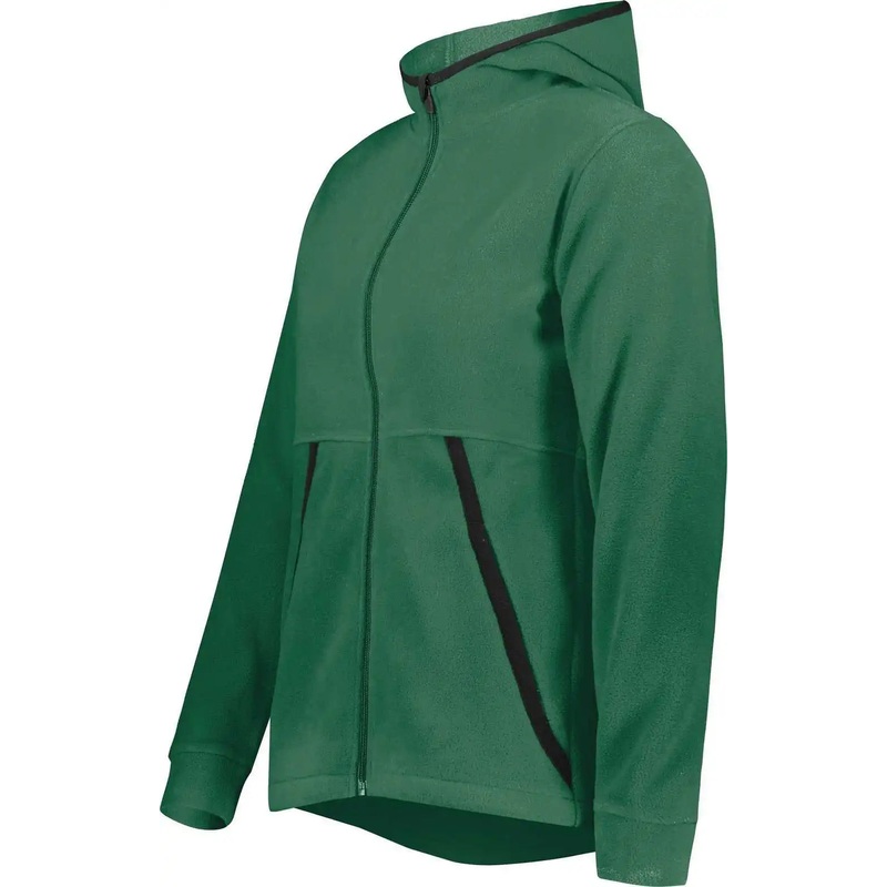 Augusta 6860 Ladies Chill Fleece 2.0 Full Zip Hoodie – Dark Green