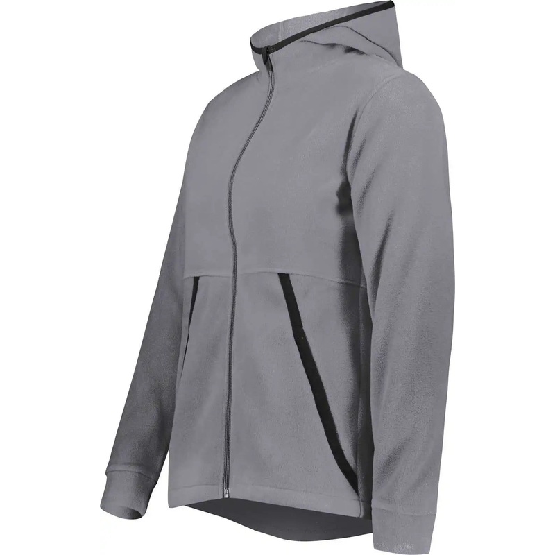 Augusta 6860 Ladies Chill Fleece 2.0 Full Zip Hoodie – Graphite