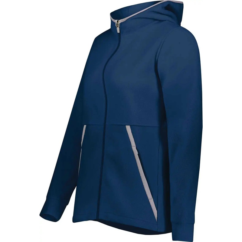 Augusta 6860 Ladies Chill Fleece 2.0 Full Zip Hoodie – Navy
