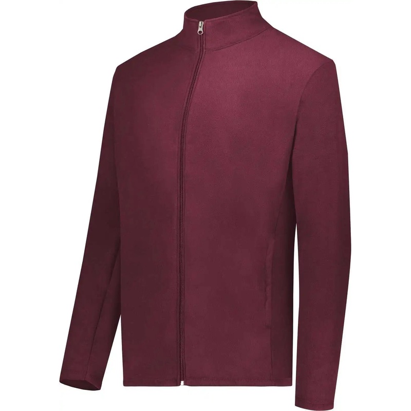 Augusta 6861 Micro-Lite Fleece Full Zip Jacket – Maroon (Hlw)