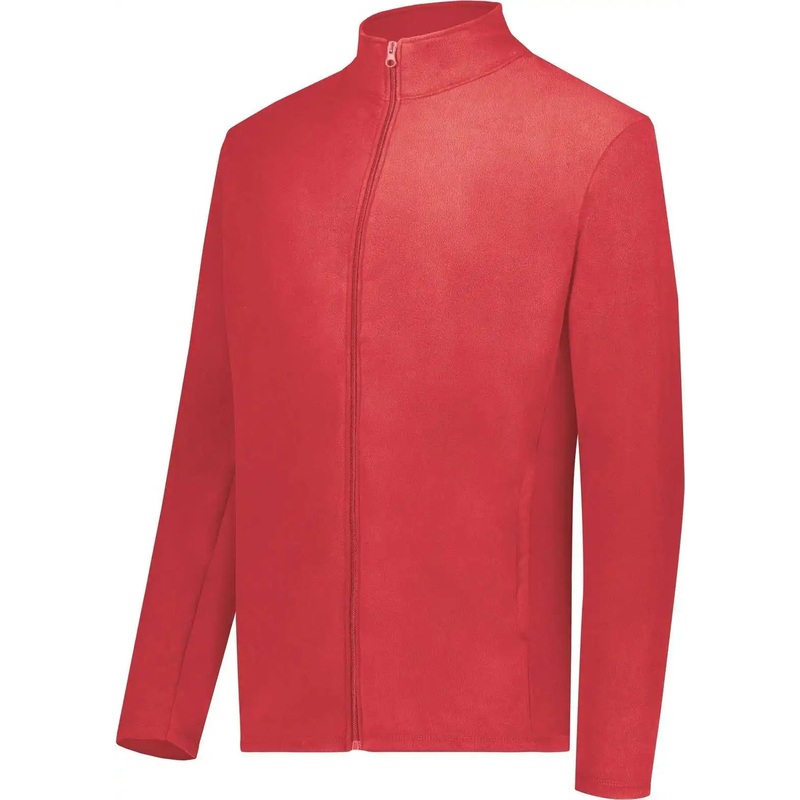 Augusta 6861 Micro-Lite Fleece Full Zip Jacket – Scarlet