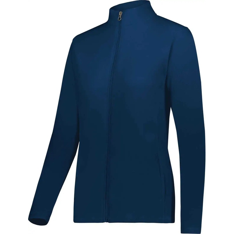 Augusta 6862 Ladies Micro-Lite Fleece Full-Zip Jacket – Navy