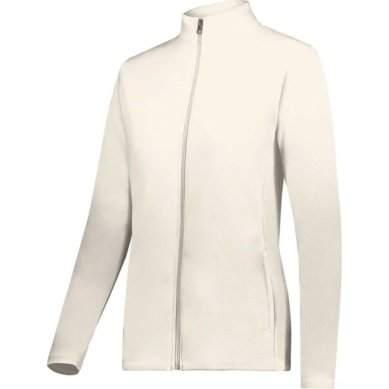 Augusta 6862 Ladies Micro-Lite Fleece Full-Zip Jacket – Oyster