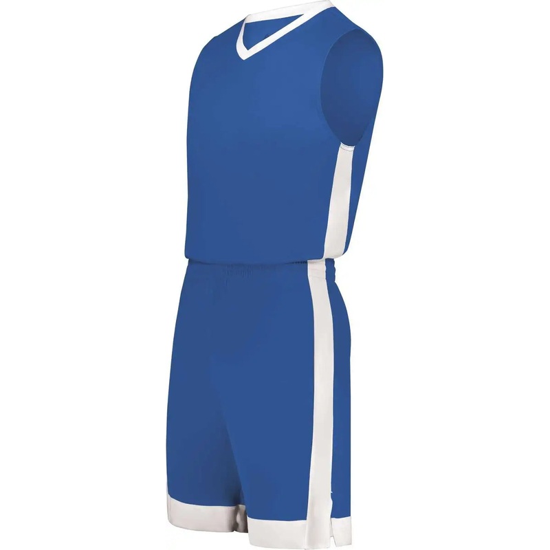 Augusta 6889 Match-Up Basketball Shorts – Royal White