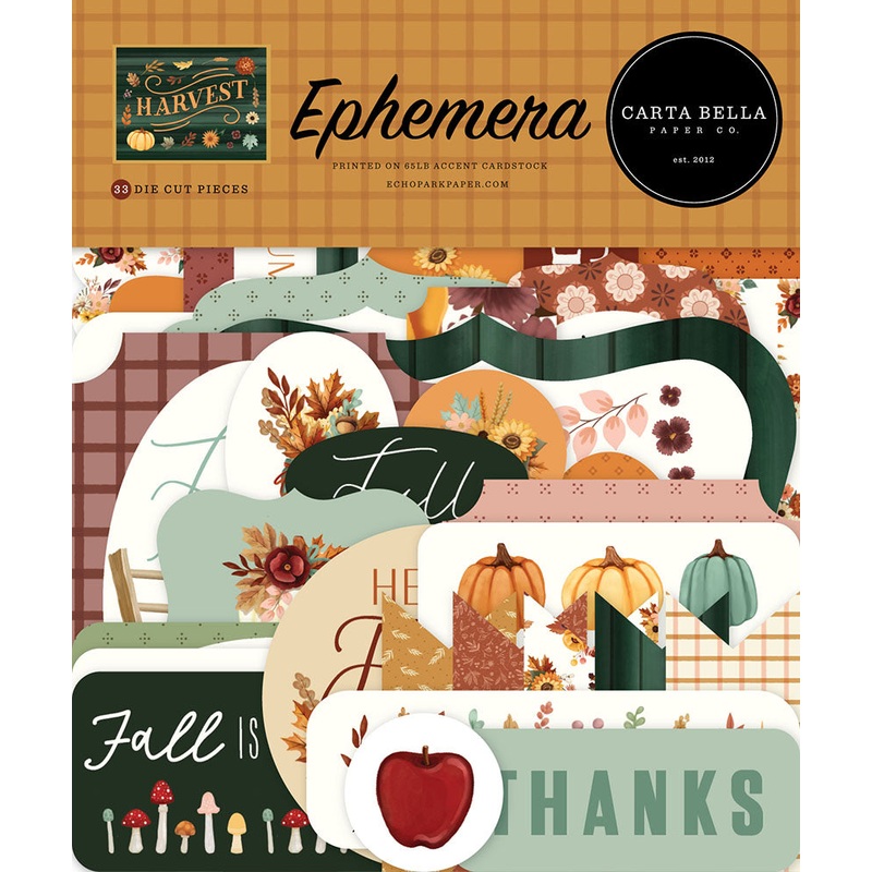 Carta Bella – Harvest – Ephemera *LAST CHANCE*