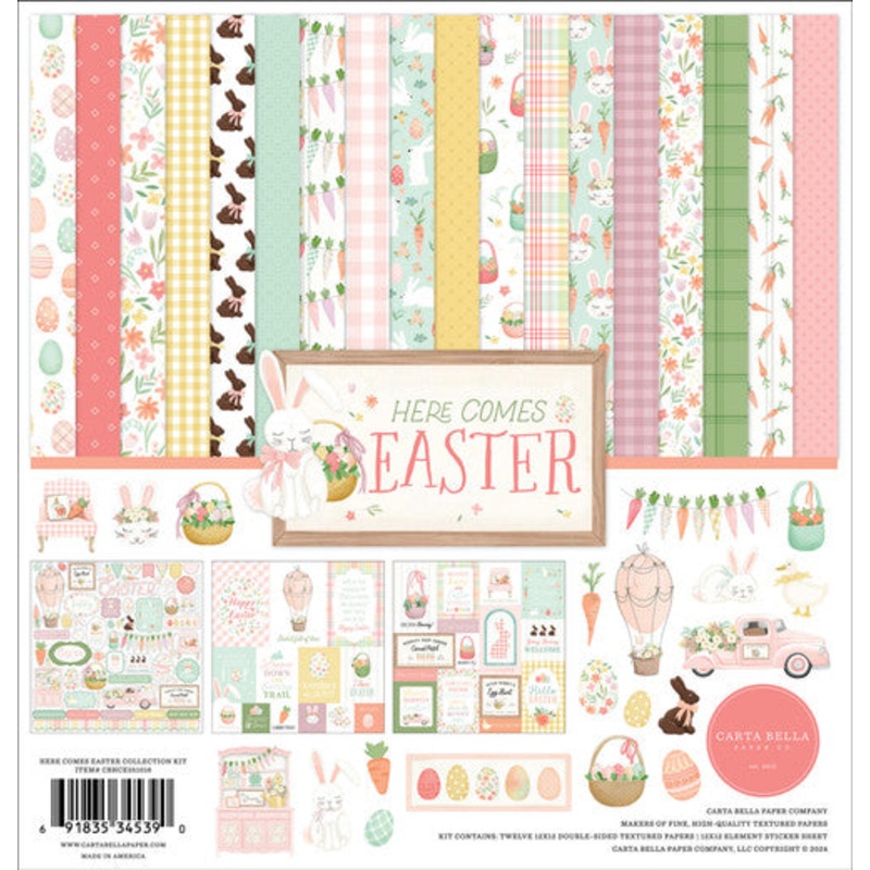 Carta Bella – Here Comes Easter 12×12 Collection Kit