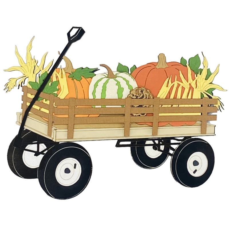 Fall Pumpkin Wagon