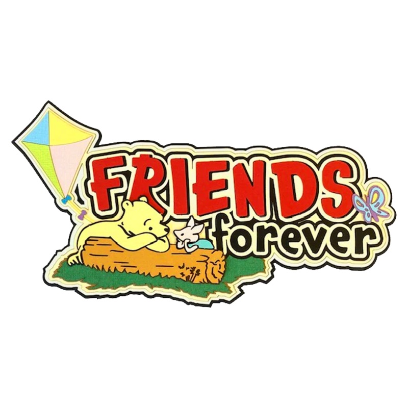 Friends Forever Title with Classic Pooh