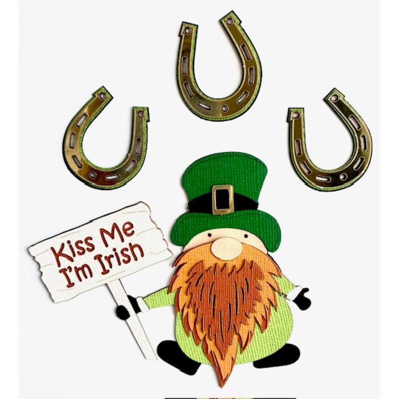 Irish Gnome with Sign