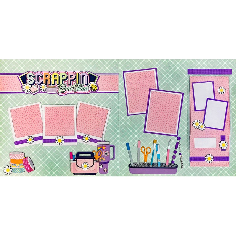 Scrappin Good Times 2-Page Layout