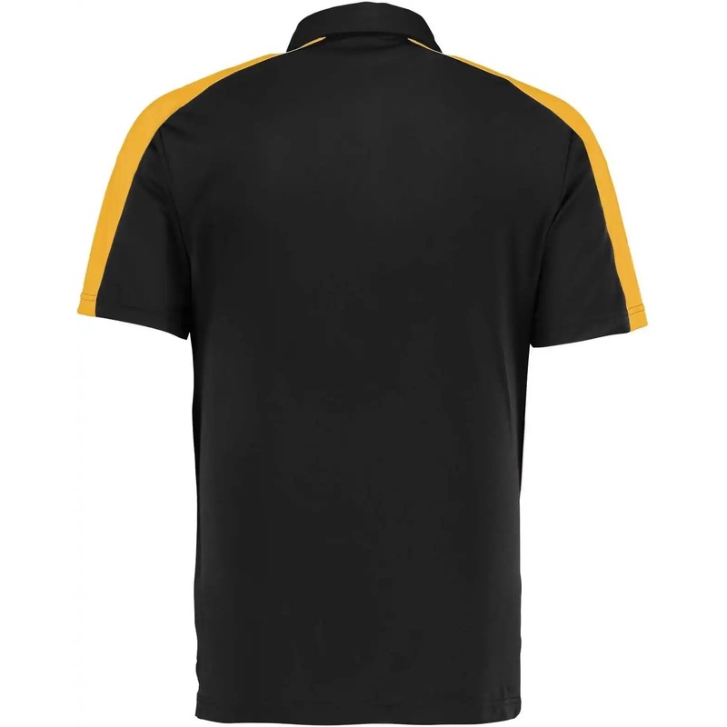 Augusta 5028 Two-Tone Vital Polo – Black Gold