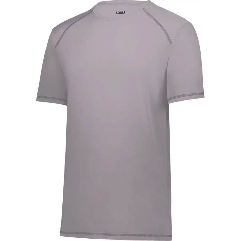 Augusta 6842 Super Soft-Spun Poly Tee – Athletic Grey