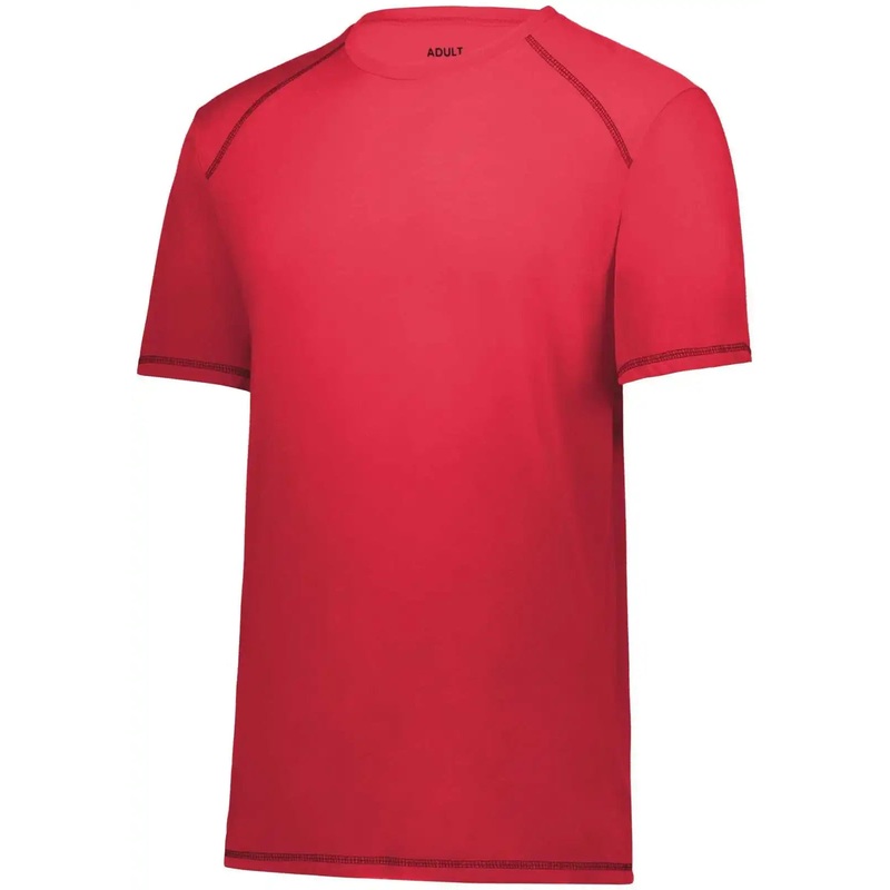 Augusta 6842 Super Soft-Spun Poly Tee – Scarlet