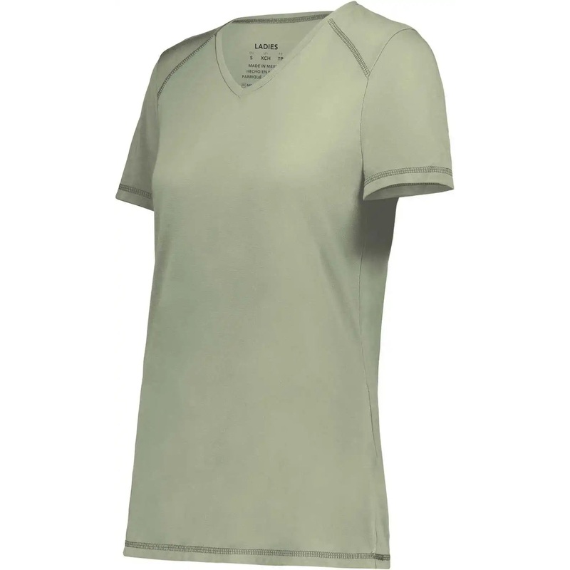 Augusta 6844 Ladies Super Soft-Spun Poly Tee – Celery