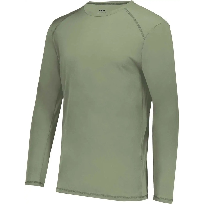 Augusta 6845 Super Soft-Spun Poly Long Sleeve Tee – Celery