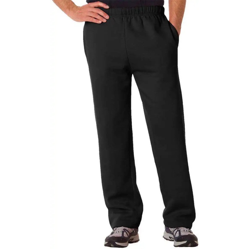 Badger Sport 1277 Open Bottom Fleece Pant – Black