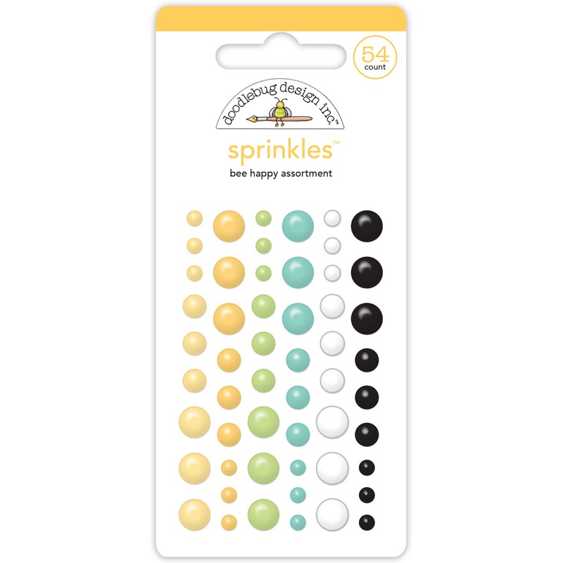 Doodlebug Design – Bee Happy Collection – assortment sprinkles
