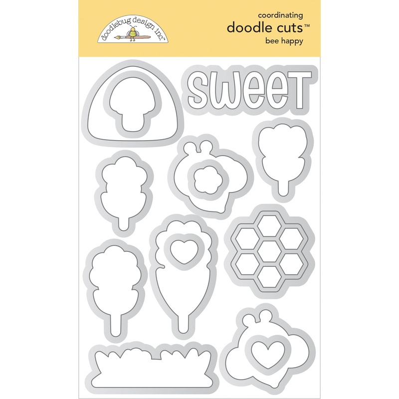 Doodlebug Design – Bee Happy Collection – bee happy doodle cuts