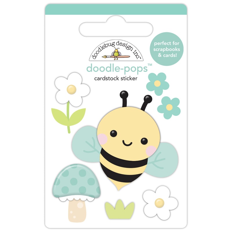 Doodlebug Design – Bee Happy Collection – bee happy doodle-pops