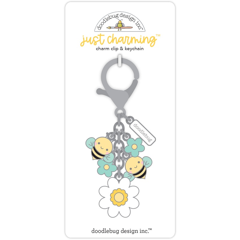 Doodlebug Design – Bee Happy Collection – bee happy just charming clip