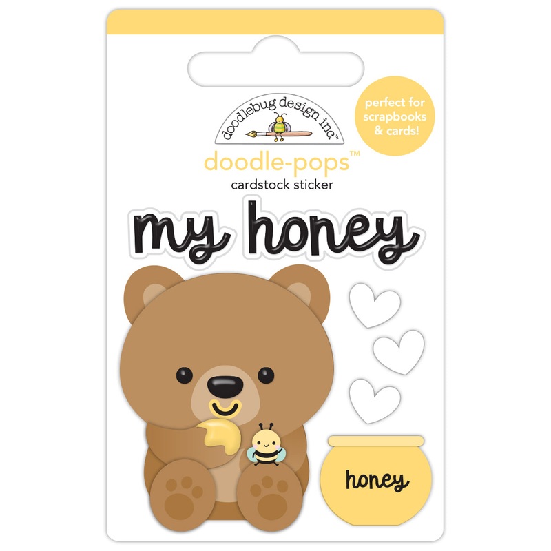 Doodlebug Design – Bee Happy Collection – my honey doodle-pop