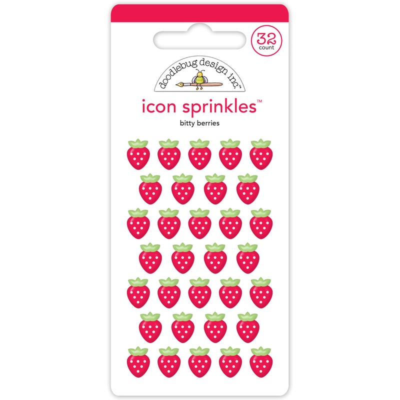 Doodlebug Design – Berry Sweet Collection – bitty berries icon sprinkles