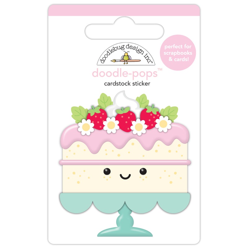Doodlebug Design – Berry Sweet Collection – Strawberry Shortcake Doodle-pop
