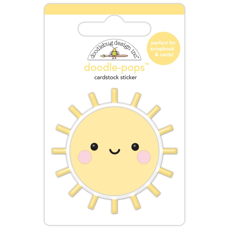 Doodlebug Design – Butterfly Kisses Collection – good day sunshine doodle-pops