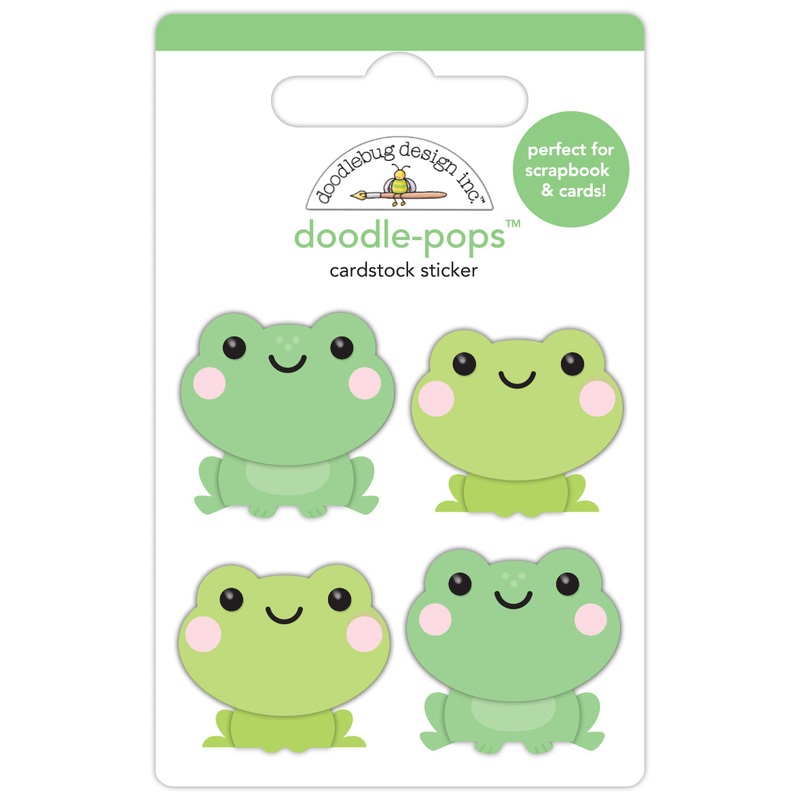 Doodlebug Design – Butterfly Kisses Collection – hoppy to see you doodle-pops