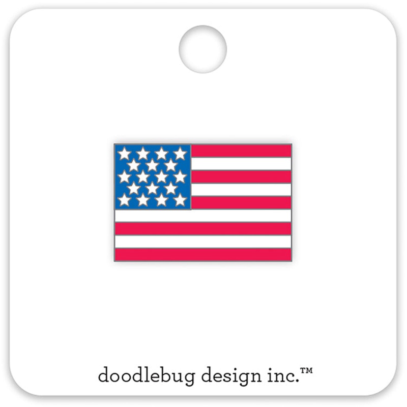 Doodlebug – Hometown USA – Collectible Pins – USA Flag