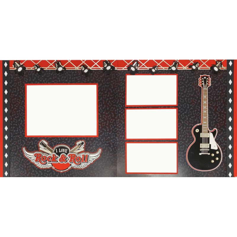 I Love Rock N’ Roll – 2 Page Layout