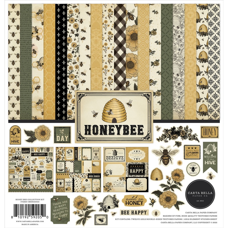 NEW! Carta Bella Honeybee Collection Kit