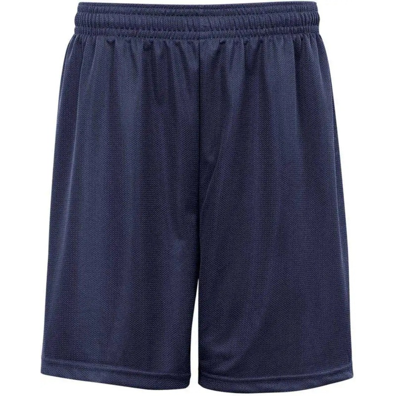 Badger Sport 2237 Youth. Mini Mesh Short – Navy