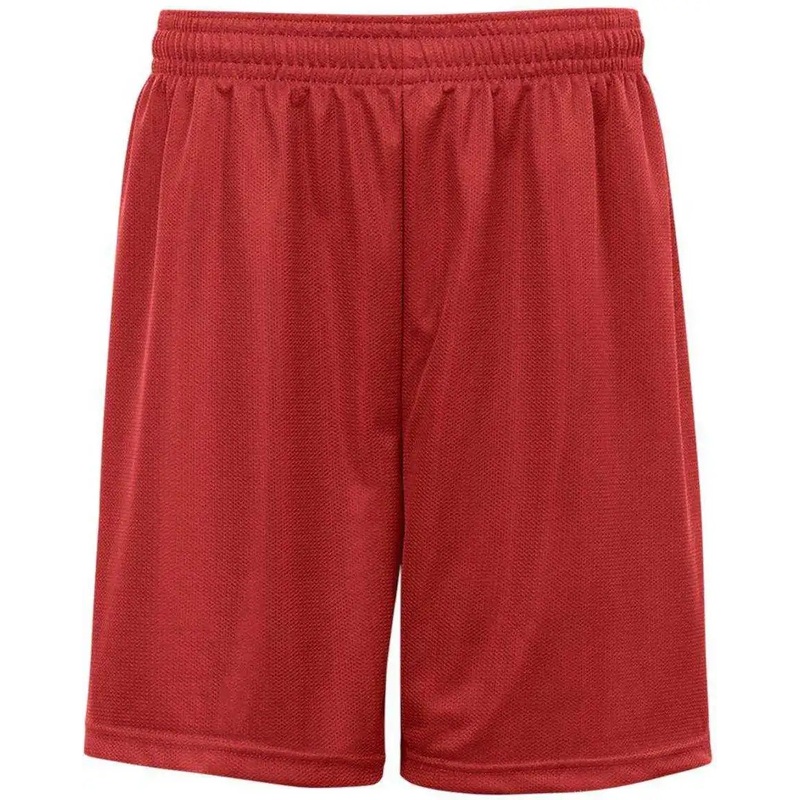 Badger Sport 2237 Youth. Mini Mesh Short – Red