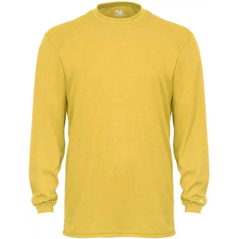 Badger Sport 4104 B-Core Long Sleeve Tee – Gold