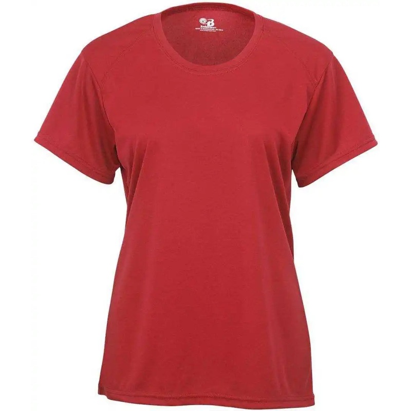 Badger Sport 4160 Ladies B-Core Tee – Red