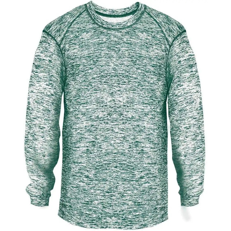 Badger Sport 4194 Blend Long Sleeve Tee – Forest Blend