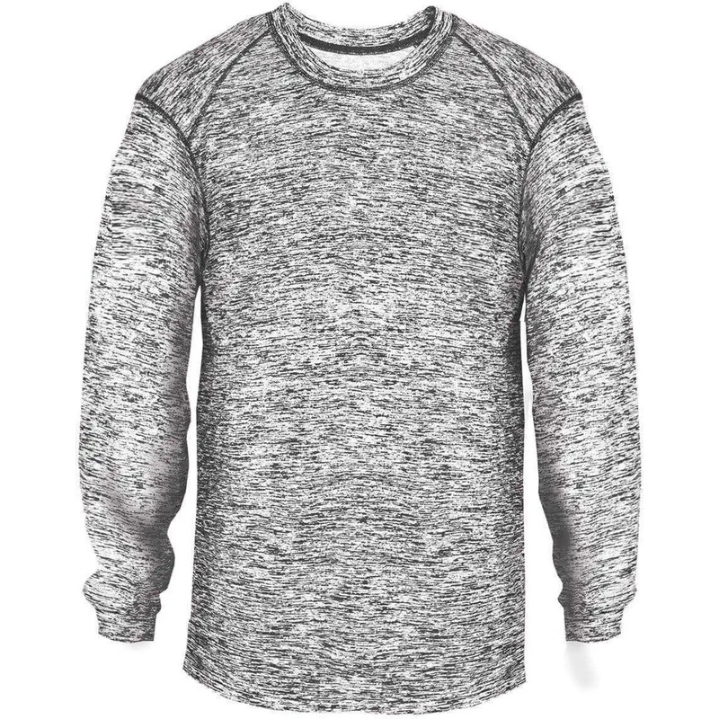 Badger Sport 4194 Blend Long Sleeve Tee – Graphite Blend