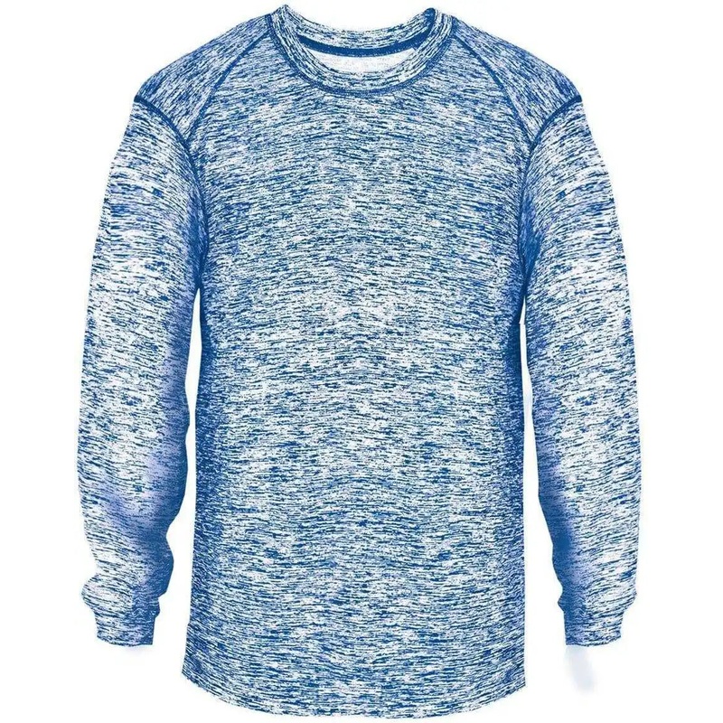 Badger Sport 4194 Blend Long Sleeve Tee – Royal Blend