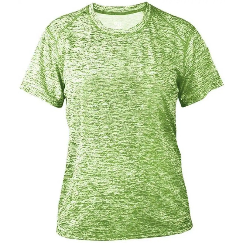 Badger Sport 4196 Blend Ladies Tee – Lime Blend