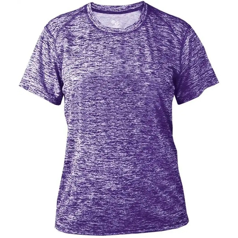 Badger Sport 4196 Blend Ladies Tee – Purple Blend