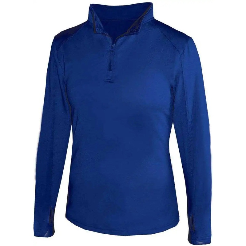 Badger Sport 4286 1/4 Zip Ladies Lightweight Pullover – Royal