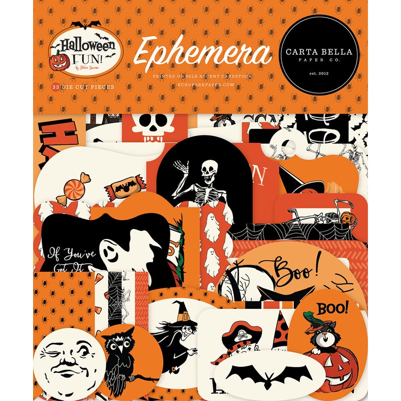 Carta Bella – Halloween Fun – Ephemera *LAST CHANCE*