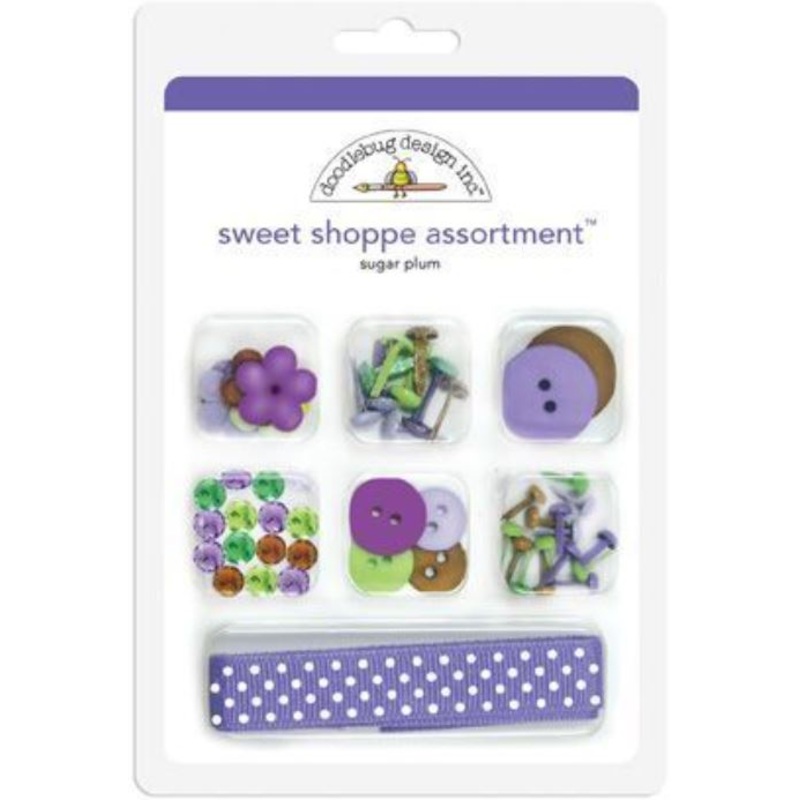 Doodlebug – Sweet Shoppe Assortment – Sugar Plum – LAST CHANCE!