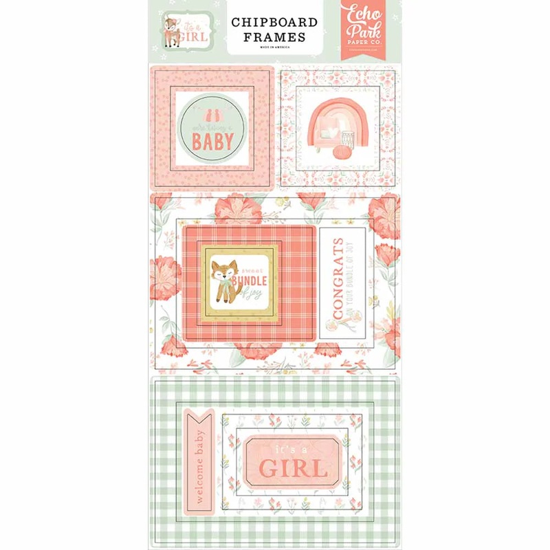 It’s A Girl – Chipboard Frames – LAST CHANCE!