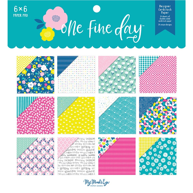 One Fine Day – 6 x 6 Paper Pad – LAST CHANCE!
