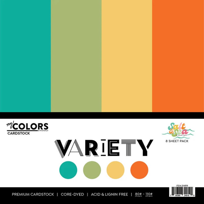 Salt & Sea Cardstock Variety Pack – Photoplay Paper