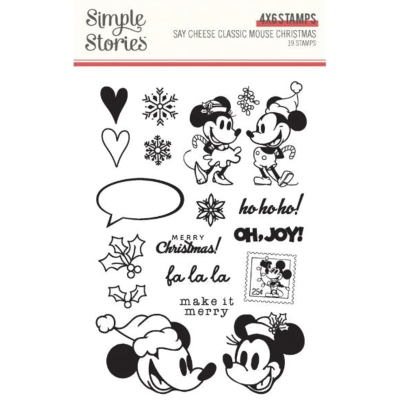 Simple Stories Classic Mouse Christmas Stamps